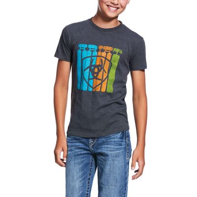 Ariat Standing Tall - T Shirts DiepGrijs Kinderen - 12738-146